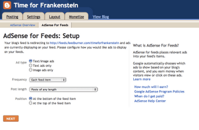 Adsense-feed-blogger