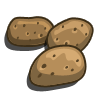 Potatoes Categoria: Vegetables Coste: 135 Tiempo crecimiento: 2 Dias 21 Horas  Monedas que produce: 345 XP que produce: 2 Tamaño: 4x4