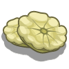 crop_squashpetitpan1138_farmville Pattypan Squash Categoria: Vegetables Coste: 65 Tiempo crecimiento: 16 Horas 29 Segundos Monedas que produce: 160 XP que produce: 1 Tamaño: 4x4