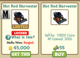 Farmville Hot Rod Harvester