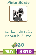 Pinto Horse Farmville