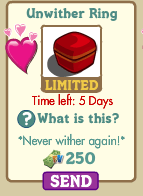 Farmville Unwither Ring