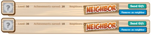 Vecinos fantasma en Farmville
