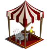Striped Rest Tent Mystery Box Reward Se vende por: 300 Tamaño: 2x2 XP: 60