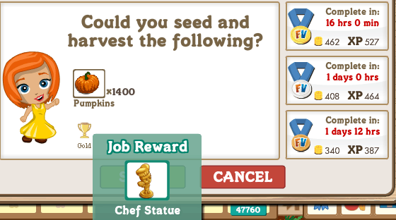 Co-op Farming Reward