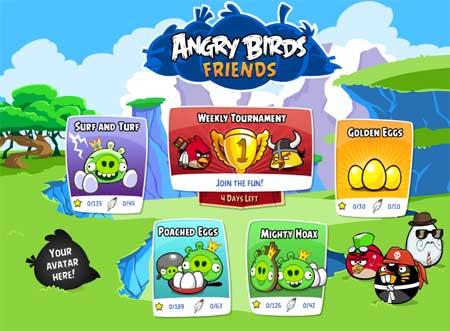 Angry Birds Friends en Facebook