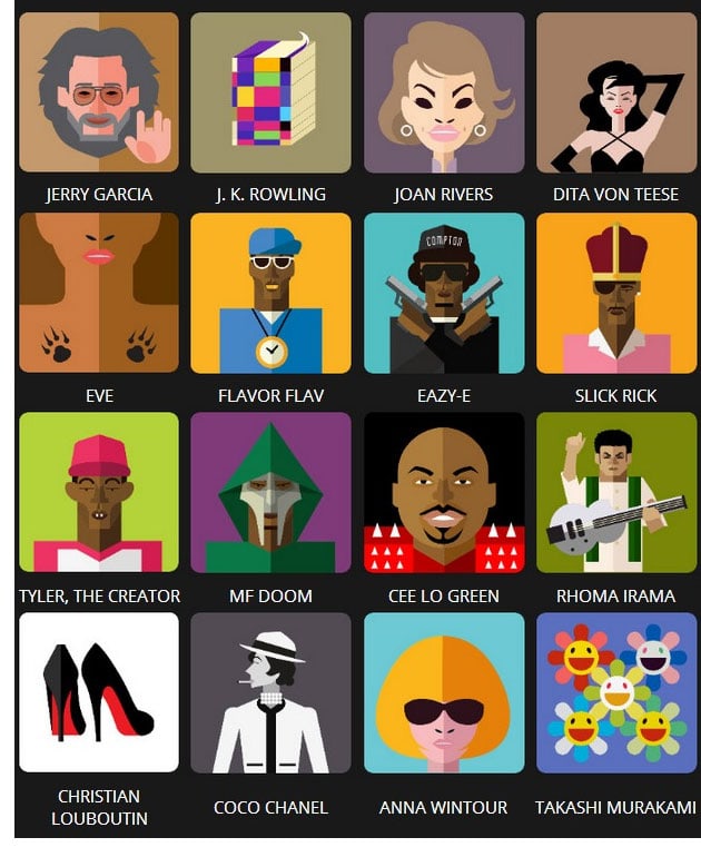Icon Pop Quiz Answers Famous People Level 5