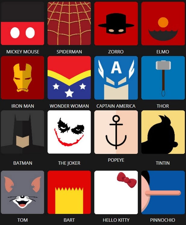 Icon Pop Quiz Answers Character Level 1