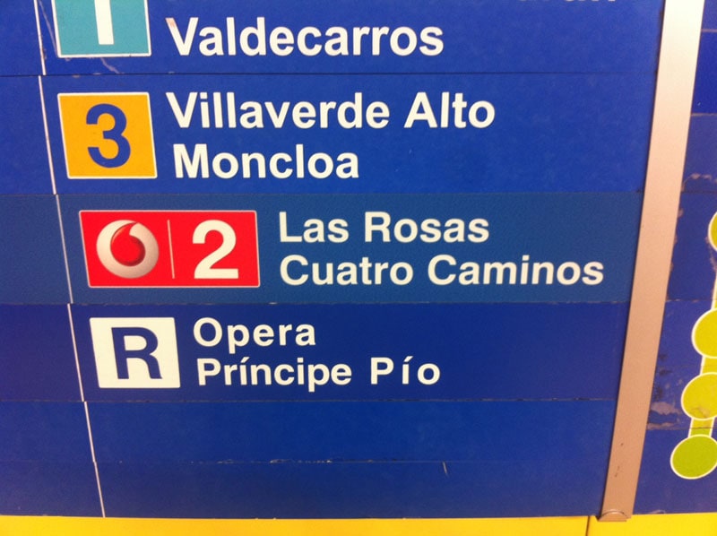 metro de madrid Vodafone