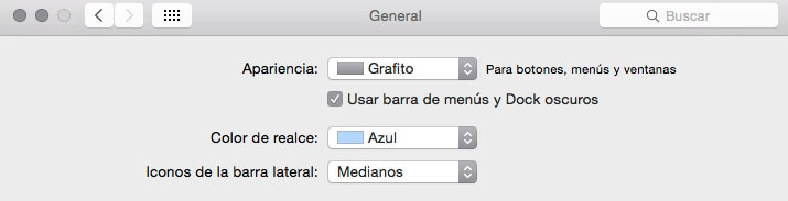 Cómo usar barra de menús y Dock oscuros en OS X Yosemite (Mac)