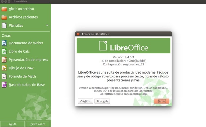 Cómo actualizar a la última versión de LibreOffice 4.4 en Ubuntu Linux