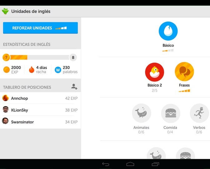 Aprende idiomas con esta app para iPhone: Duolingo. 