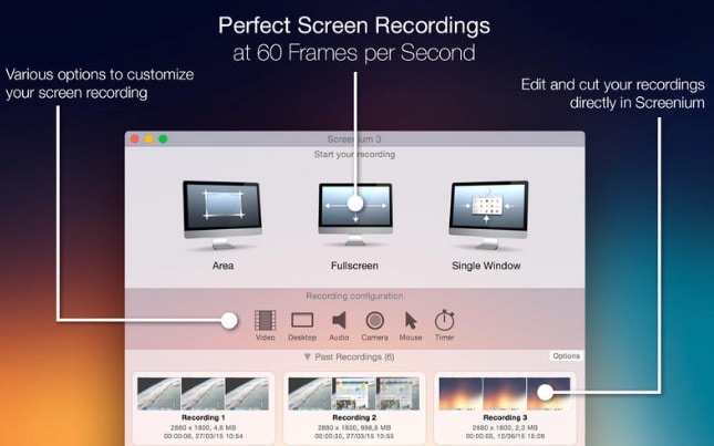 Screenium 3, app para grabar la pantalla del Mac