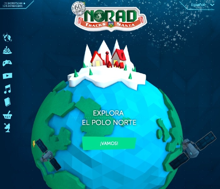 Aplicación para iOS y seguimiento de Papá Noel del NORAD