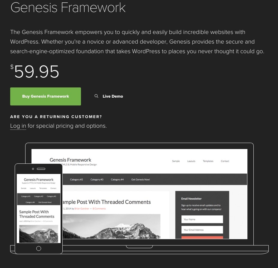 ¿Merece la pena usar Genesis Framework en tu WordPress? Descripción general y opinión