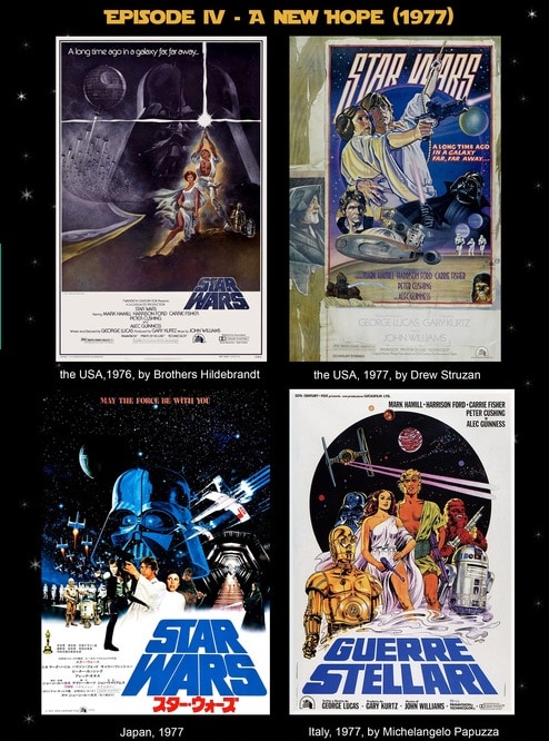 Los mejores posters de todas las películas de Star Wars