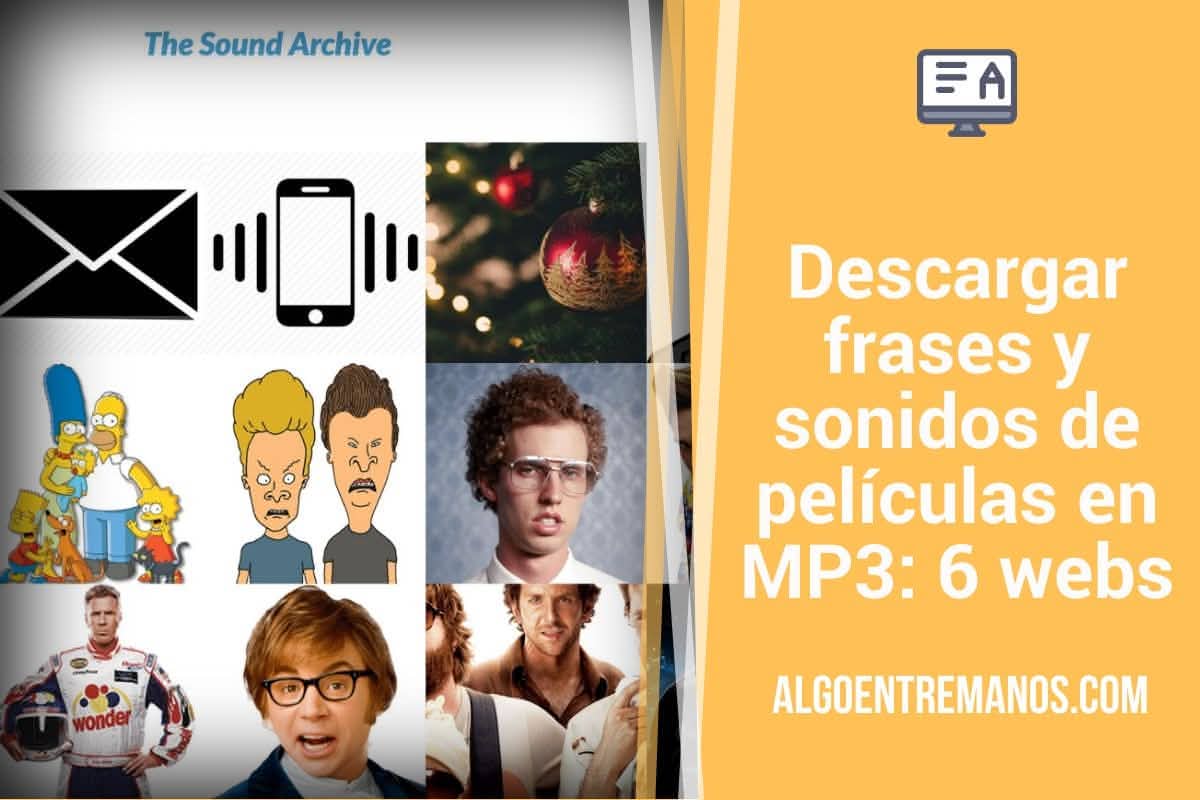 Descargar frases y sonidos de películas en MP3: 6 webs