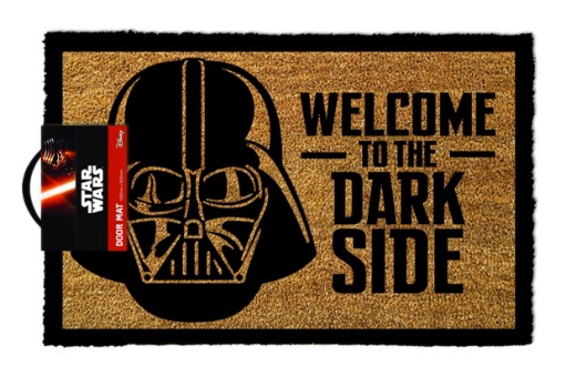 Star Wars GP85033 - Felpudo para puerta La Guerra de las Galaxias Welcome To The Dark Side