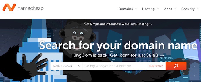 ¿Cuál es el mejor sitio para comprar y registrar dominios baratos online? Namecheap