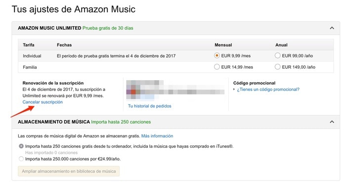Amazon Music Unlimited España