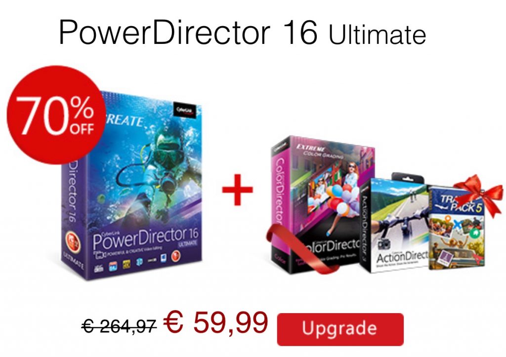 PowerDirector 16 ultimate de Cyberlink en oferta en el Black Friday 2017