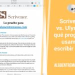 Scrivener vs. Ulysses: qué programa usamos escribir libros