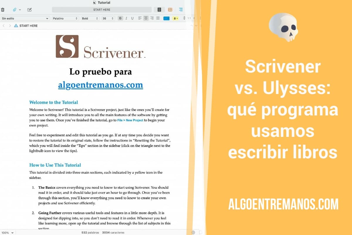 Scrivener vs. Ulysses: qué programa usamos escribir libros