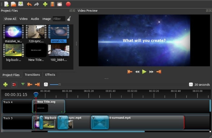 OpenShot - Editor de vídeo para Linux