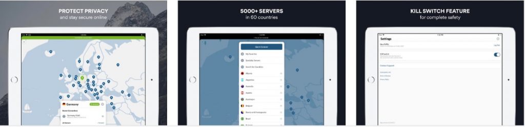nordvpn iOS ipad