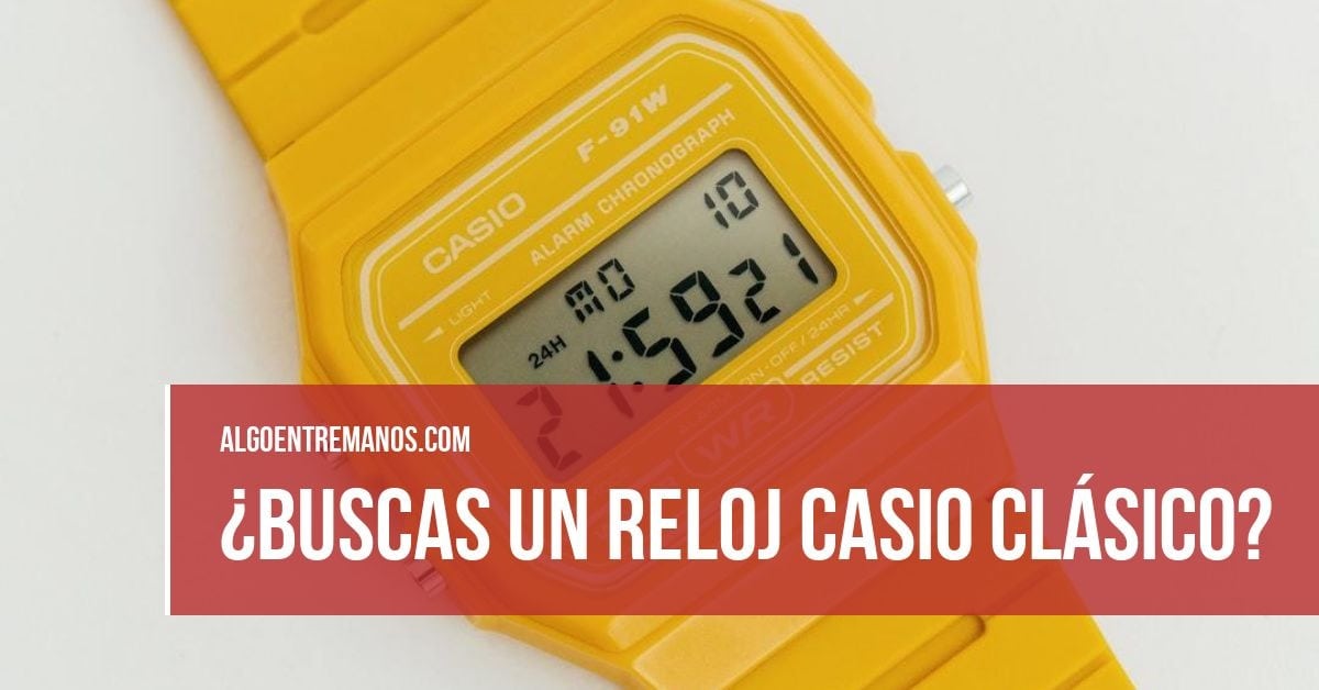 ¿Buscas un reloj Casio clásico?