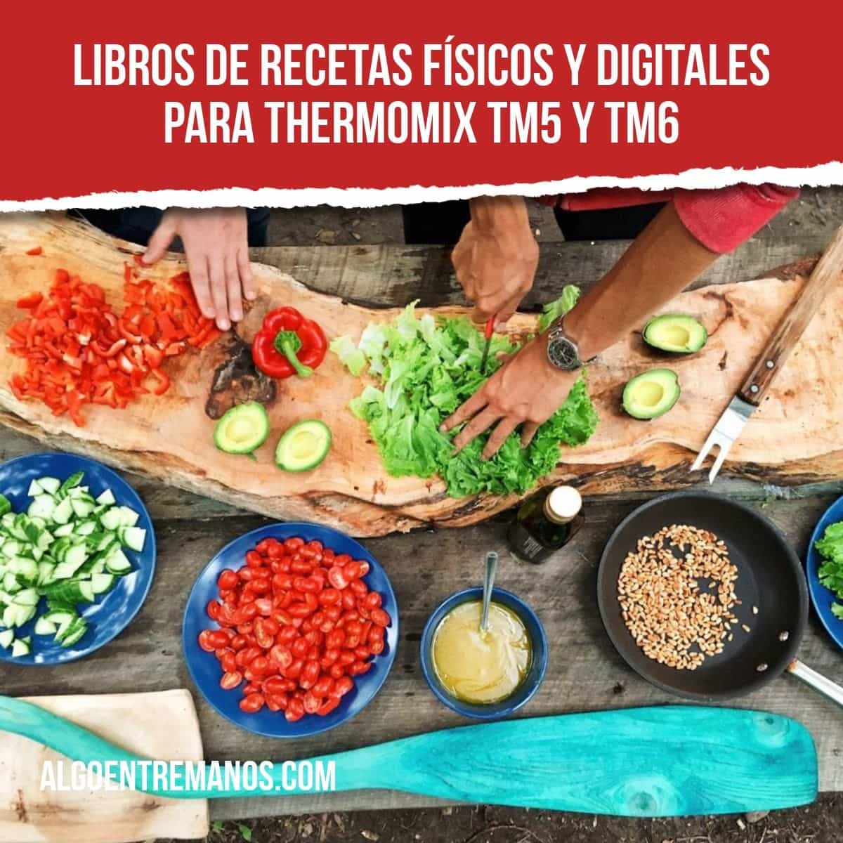 Libros de recetas físicos y digitales para Thermomix TM5 y TM6