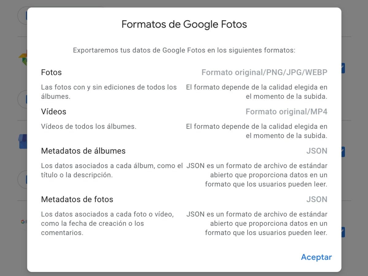 Descargar todas tus fotos de Google Fotos