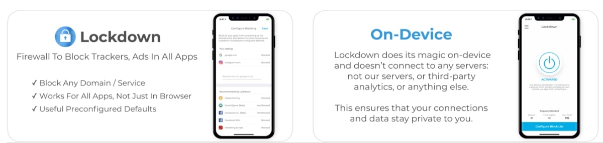 lockdown iOS app