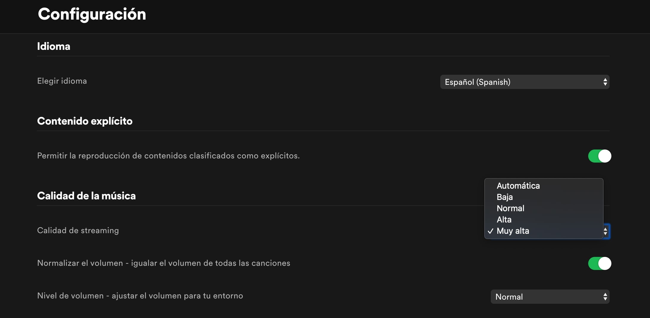 ¿Merece la pena escuchar las canciones en Spotify si quieres oír tu music en alta resolución? 