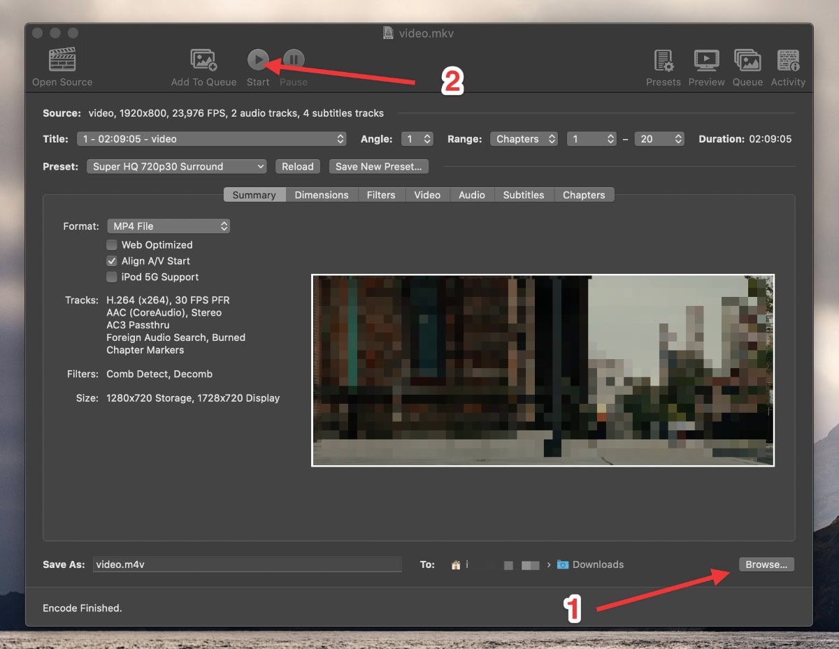 Cómo reducir el tamaño de un vídeo con HandBrake