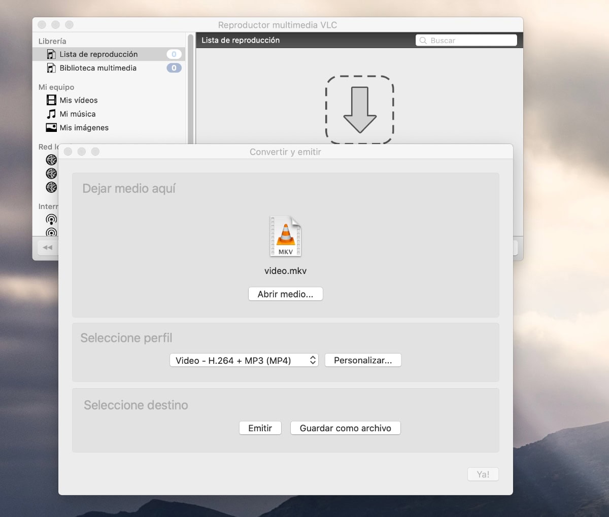 Cómo reducir el tamaño de un vídeo con VLC