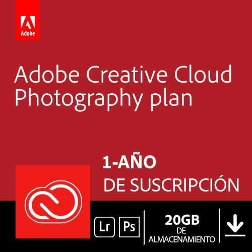 Creative Cloud Photography plan con 20GB