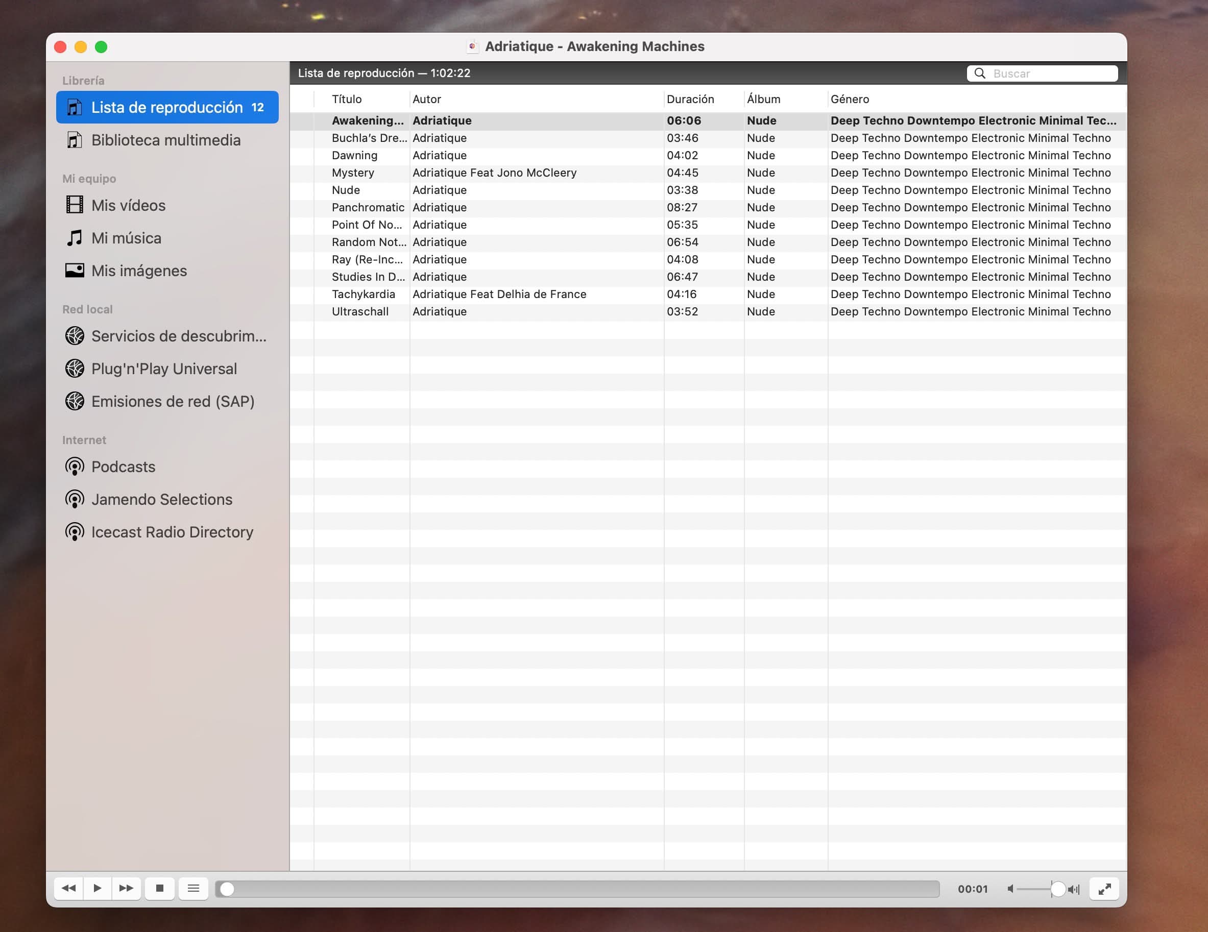 VLC para reproducir música