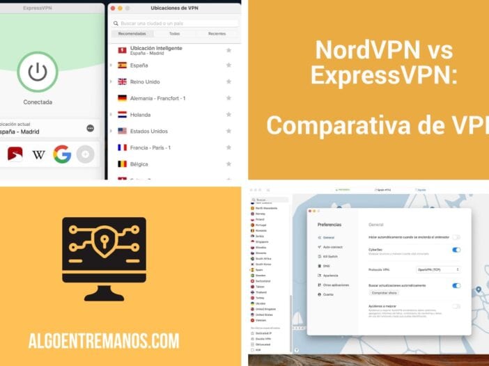 NordVPN vs ExpressVPN: comparativa de VPN