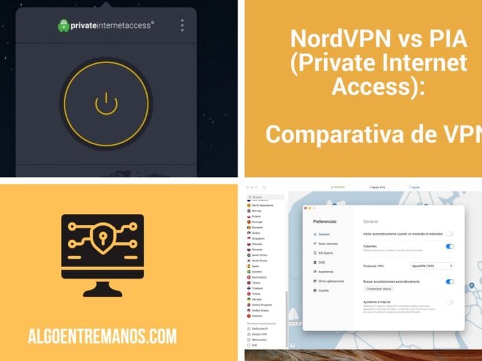 NordVPN vs PIA (Private Internet Access): comparativa de VPN