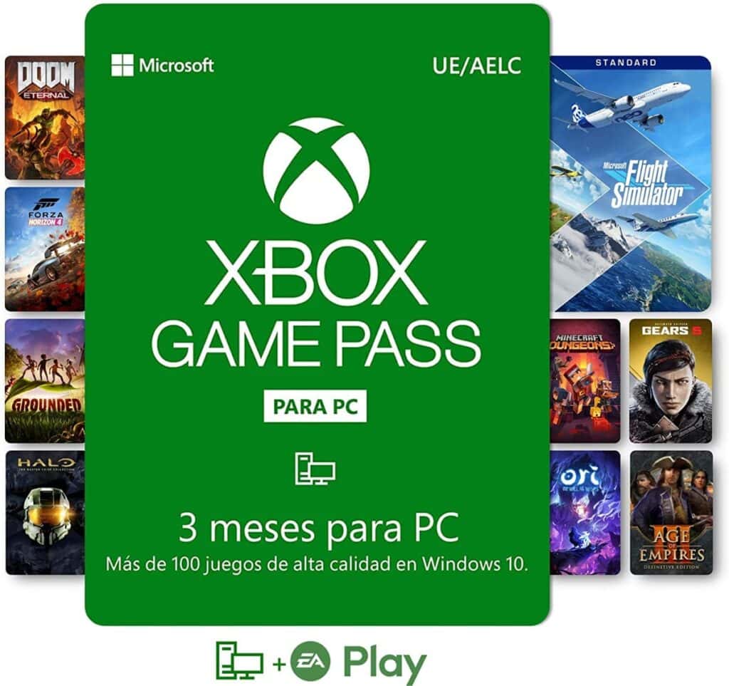 Suscripción Xbox Game Pass para PC - 3 Meses | Windows 10 PC - Código de descarga