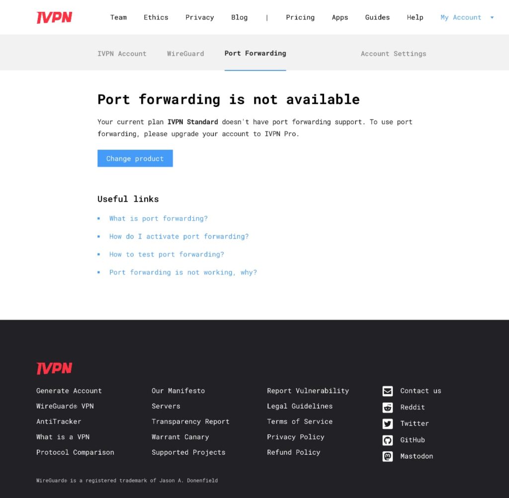 IVPN: Precio y proceso de alta en la VPN