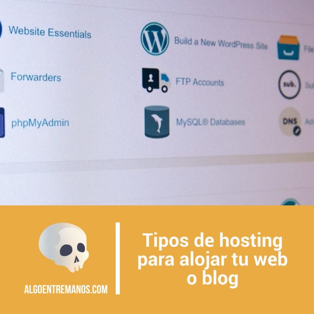 Tipos de hosting para alojar tu web o blog