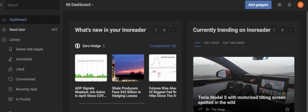 InoReader, la mejor alternativa a Feedly como lector de fuentes RSS