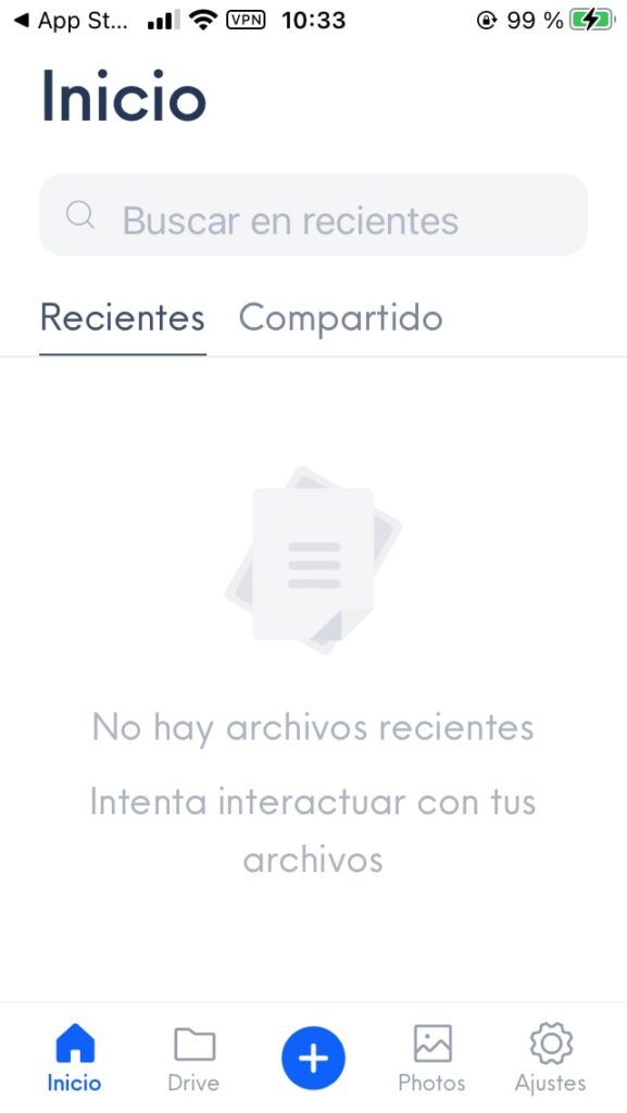 Internxt: app iOS