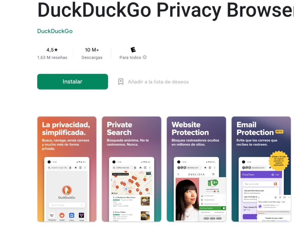 DuckDuckGo para Android