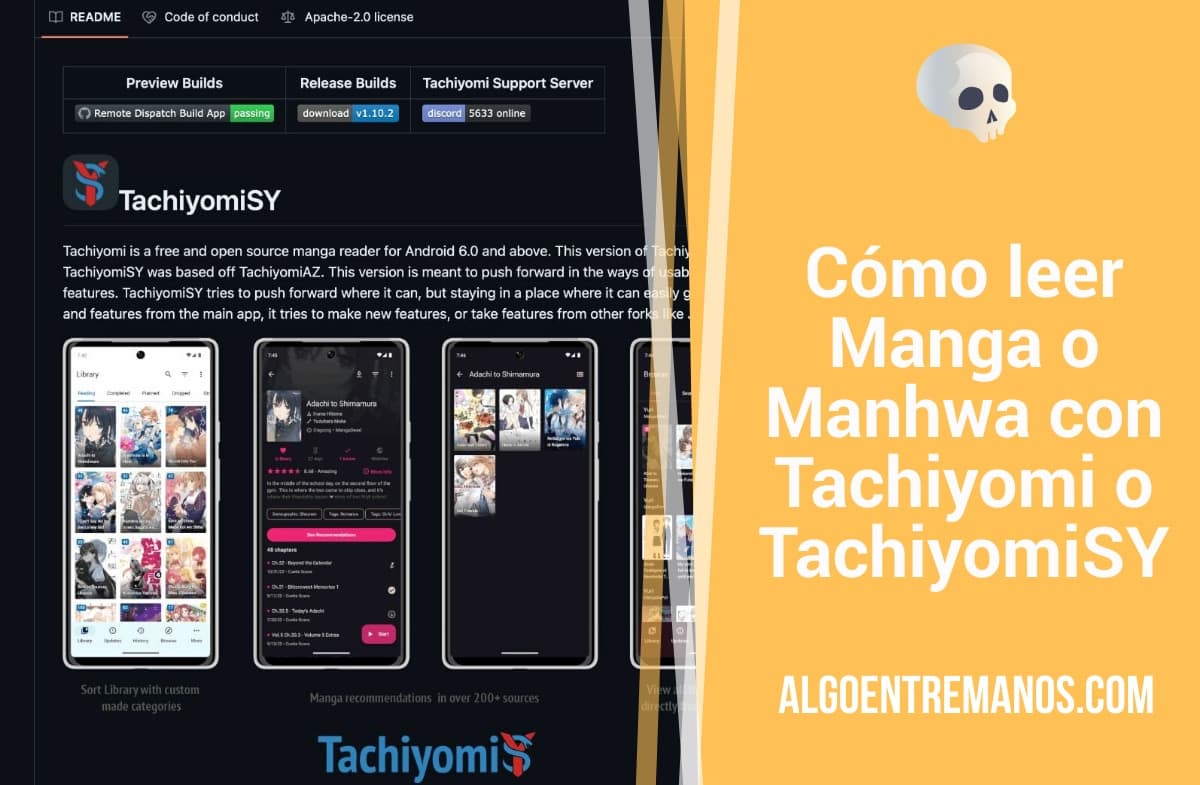 Cómo leer Manga o Manhwa con Tachiyomi o TachiyomiSY