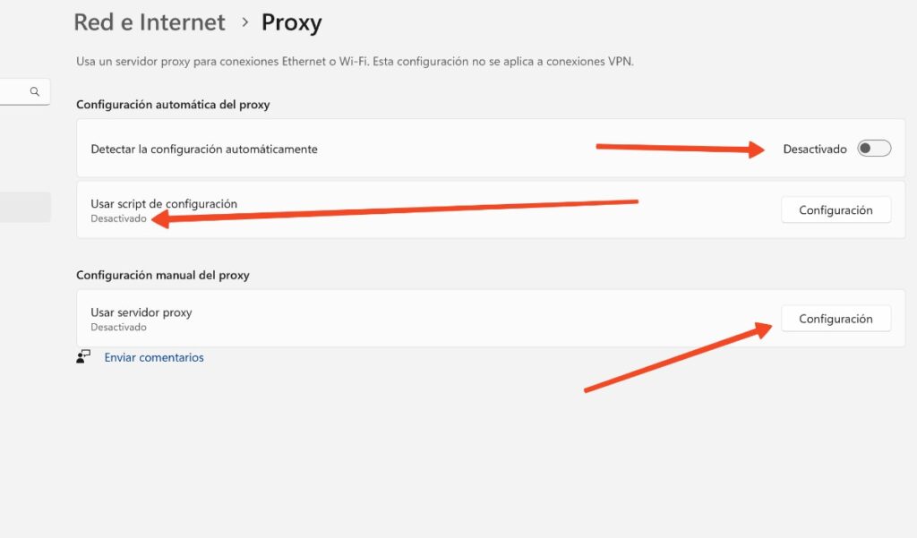 Cómo configurar un servidor proxy en el navegador Edge