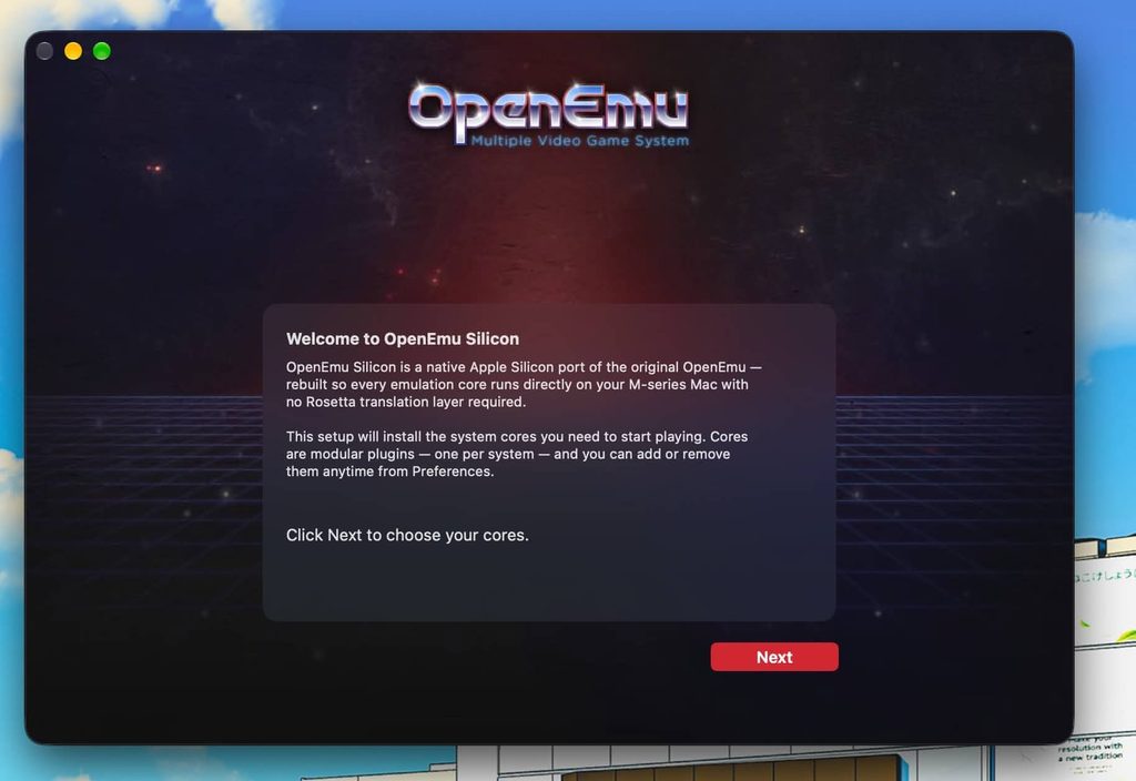 OpenEMu Silicon opciones