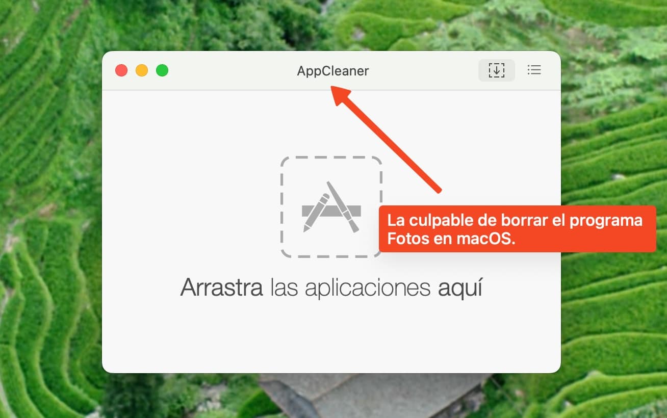 Appcleaner es capaz de eliminar de macOS la app Fotos. 
